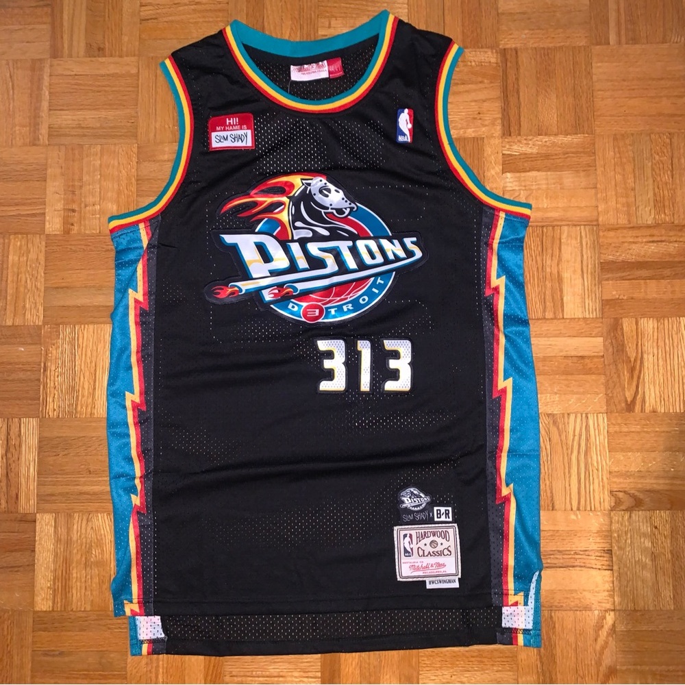 Slim Shady Detroit Pistons Jersey